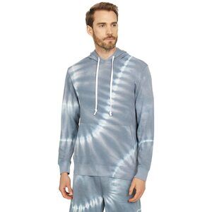 Alternative Asher Pullover Hoodie Blue Linear Tie-Dye LG